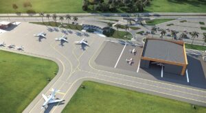 Pátio - Antares Polo Aeronáutico